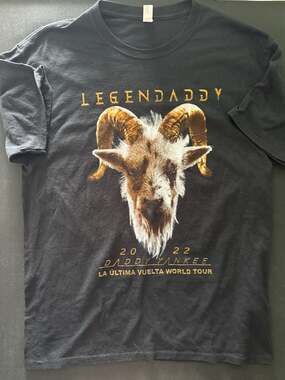 Daddy Yankee Legendaddy 2022 Tour Shirt Size Large